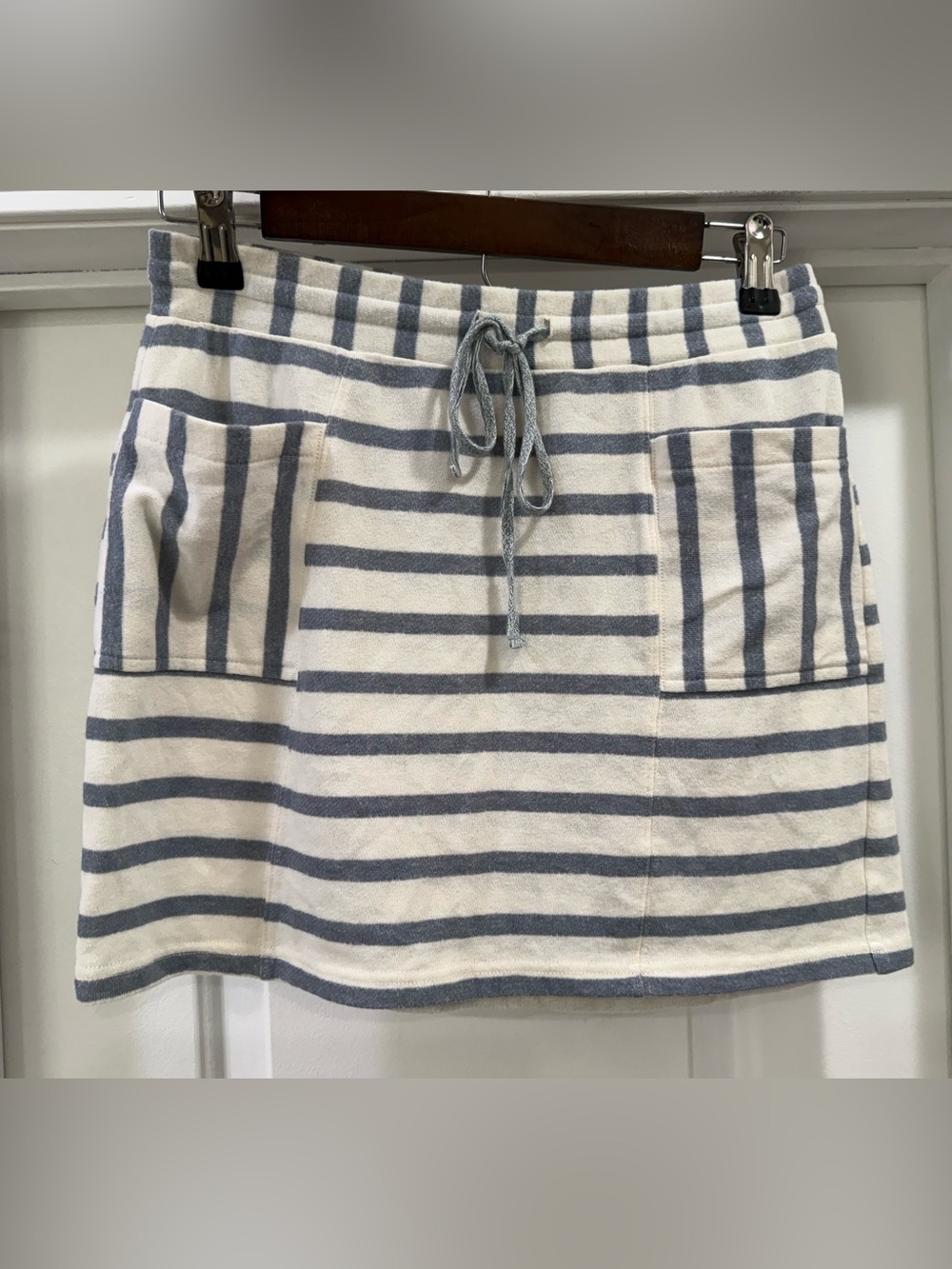 Lou & Grey by LOFT Striped Knit Drawstring Skirt Size XS
